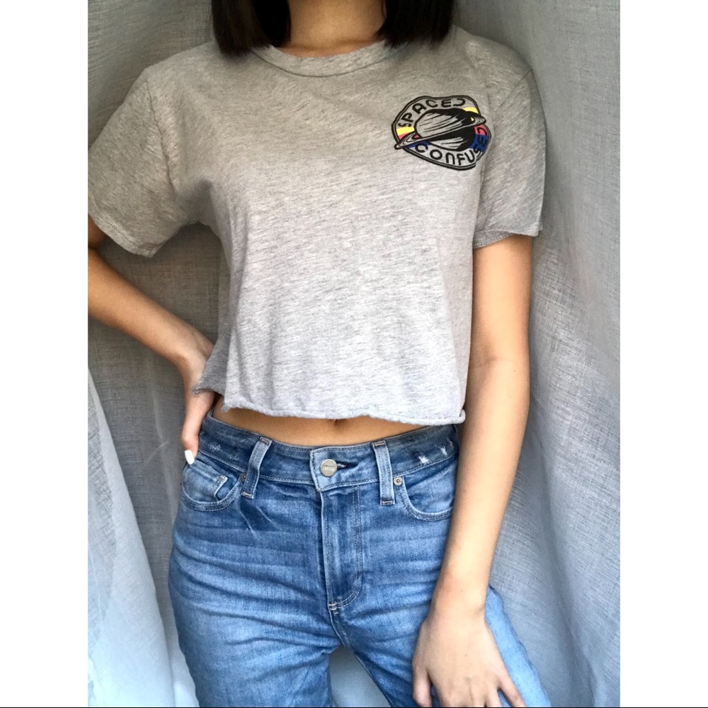 ‘Spaced and confused’ crop top